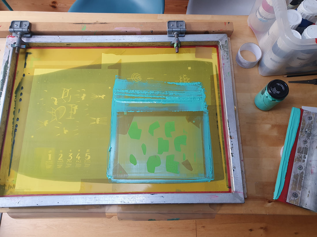 Peski screen printing at home