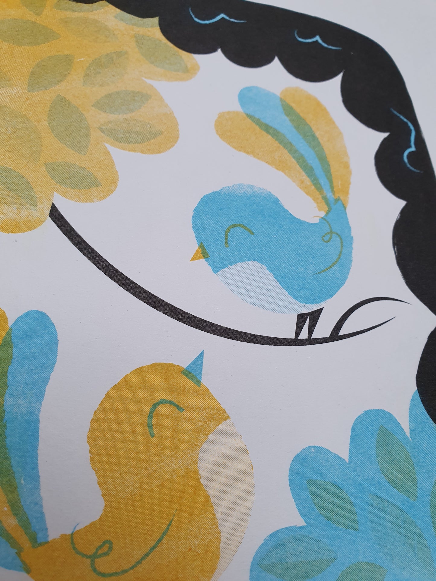 I Like Birds - A4 RISO print - by Peski Studio