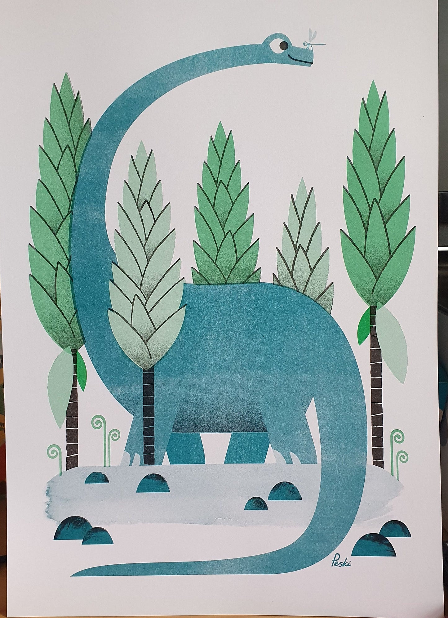 Doyouthinkhesaurus - A3 RISO print