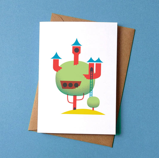 Garden City Greetings Card - by Peski Studio